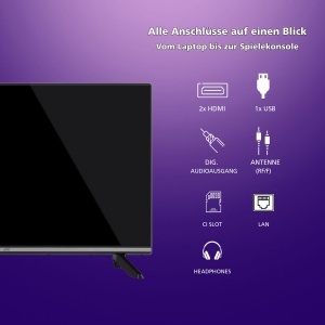 Televizor Smart JVC LT-32VH7555 32 Inch HD Ready HDR Triple-Tuner - Img 4