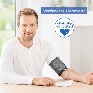 Tensiometru Beurer BM 27 cu control de potrivire a mansetei, validat clinic, pentru circumferinta bratului de 22-42 cm, indicator de risc, detectarea aritmiei, notificarea erorilor de aplicare - Img 2