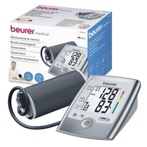 Tensiometru Beurer BM 35 pentru brat detectare aritmie memorie 2x60 valori