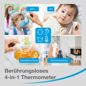 Termometru digital pentru copii Citizen CTD711, contactless, 4-in-1, cu alarma febra - Img 3