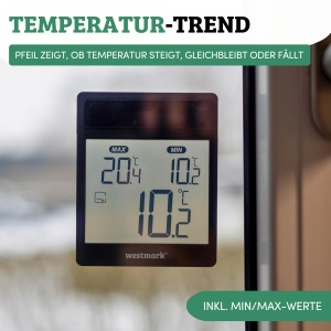 Termometru digital pentru feronerie Westmark cu afisaj, avertizare inghet, IP44 - Img 4