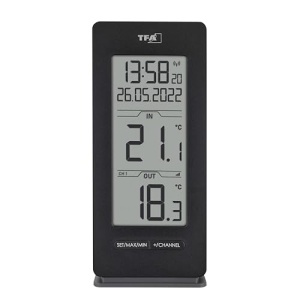 Termometru digital TFA Dostmann 3030720190 interiorexterior wireless negru - Img 4