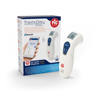 Termometru infrarosu Pic Solution TherModiary Head No-Touch sincronizare smartphone afisaj intuitiv