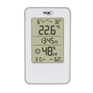 Termometru si higrometru digital TFA Dostmann 30.5057, alb - Img 2