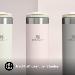 Termos cu capacitate de 0.6L Stanley Aerolight Transit - Usor, Rezistent la varsare, Roz - Img 4
