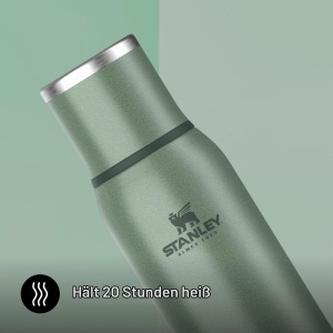 Termos din otel Stanley 1913 Adventure To-Go 0.75L - 20 ore cald - 25 ore rece - Verde - Img 4