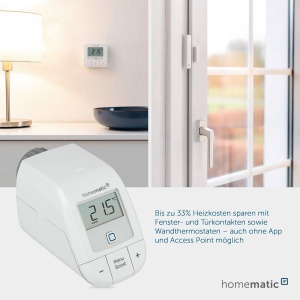 Termostat de radiator Homematic IP Basic, 3 profile de incalzire, control prin aplicatie - Img 7