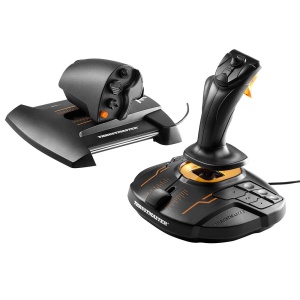 Thrustmaster T16000M FCS Hotas Joystick si Throttle Gaming Controller pentru PC Simulatoare de zbor