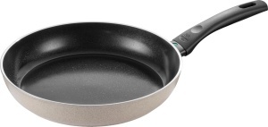 Tigaie BALLARINI Ledro 28 cm, Ceramica Antiadherenta, Aliaj Reciclat, Bej