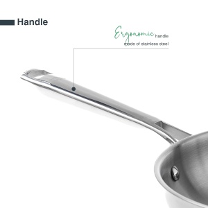 Tigaie din inox Lacor 44428, 28 cm, cu maner ergonomic, pentru toate sursele de caldura - Img 5