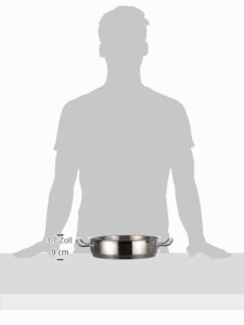 Tigaie din inox Lacor Eco-Chef D.28 cm, 36.7 x 30.3 x 8.3 cm, rezistenta - Img 2