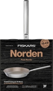 Tigaie din otel inoxidabil Fiskars Norden, 28 cm, cu antiaderent, pentru toate tipurile de plite - Img 7