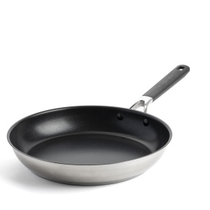 Tigaie din otel inoxidabil KitchenAid 28 cm, antiaderenta, cu maner ergonomic