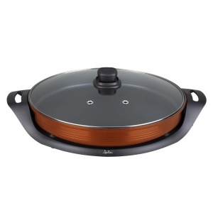 Tigaie electrica Jata JEPE1639, 38 cm, 2000 W, antiaderenta