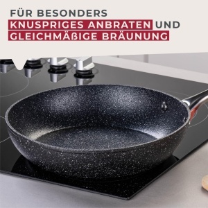Tigaie Fackelmann Crossroad 28 cm din aluminiu reciclat compatibila cu toate tipurile de plite fara PFAS - Img 6