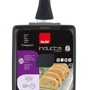 Tigaie IBILI Tamagoyaki Inducta 15x18 cm Aluminiu Negru Antiaderenta - Img 6