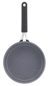 Tigaie Lagostina Tempra Mineral, 20 cm, design piatra, maner din silicon - Img 2