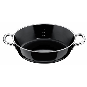 Tigaie pentru gatit Silit Professional 28 cm, capacitate 4.1l, material Silargan, neagra
