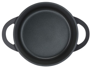 Tigaie pentru gatit Tefal Trattoria 24 cm, aluminiu, antiaderent, neagra - Img 2