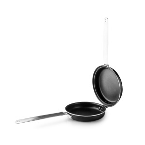 Tigaie pentru omelete IBILI I-CHEF, 14 cm, aluminiu, antiaderenta, inox