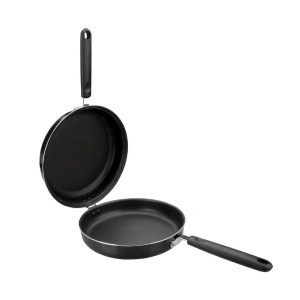 Tigaie pentru omleta IBILI Indubasic 14 cm, Aluminiu, Negru