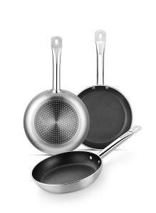 Tigaie profesionala MONIX, 36 cm, antiaderenta, pentru toate tipurile de plite - Img 2