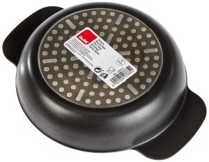 Tigaie Servire IBILI Indubasic 14 cm, Aluminiu, Neagra - Img 2