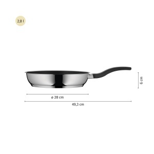 Tigaie WMF Devil 28 cm otel inoxidabil Cromargan antiaderenta compatibila inductie - Img 6