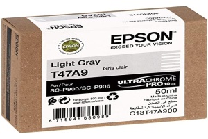 Tinta Epson C13T47A900 50 ml, Culoare hell grau