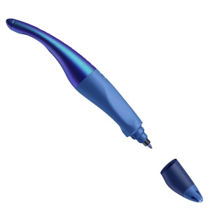 Tintenroller ergonomic STABILO EASYoriginal pentru stangaci, cu efecte de culoare, rucsos - Img 4