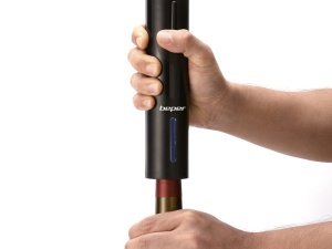 Tirbuson electric BEPER P102ACP100, reincarcabil USB, cu taietor de folie, negru - Img 4