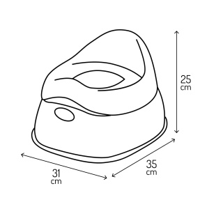 Toaleta pentru copii Momi Kinder-Topfchen DITO, ergonomica, cu insertie detasabila, 1-3 ani - Img 6
