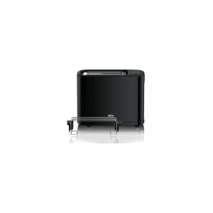 Toaster Braun HT 3010 BK 7 trepte de prajire functie de dezghetare negru - Img 2