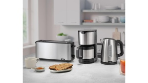 Toaster Braun PurShine HT 1610 BK, 1030W, 8 trepte rumenire, functie dezghetare, Negru - Img 5