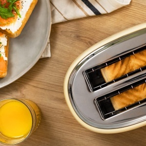 Toaster Cecotec ToastTaste 1000 Retro Double Beige 980W Functie Dezghetare si Incalzire - Img 3