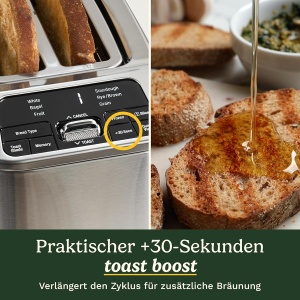 Toaster Cuisinart Smart Elite cu 2 fante, inox, functii Bagel si decongelare - Img 6
