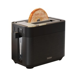 Toaster Haier I-Master HTO5A3, 2 felii, 1150W, extra adancime, 7 niveluri rumenire