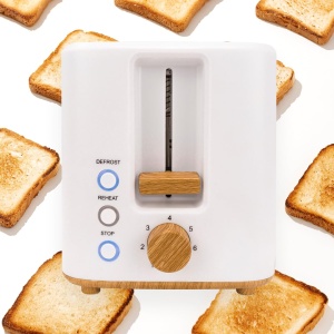 Toaster JOCCA Nature Linie 2 felii Alb 7 nivele rumenire Functie dezghetare - Img 8