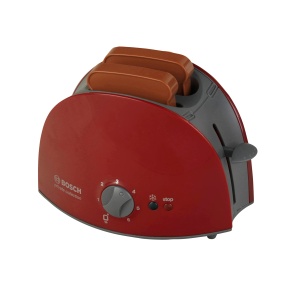 Toaster pentru copii Theo Klein 9578 cu functie mecanica, 2 felii de paine, 15 cm