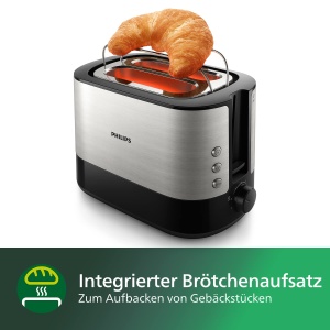 Toaster Philips HD263790, 7 trepte rumenire, functie de dezghetare, negru - Img 4