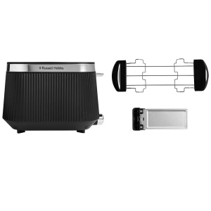 Toaster Russell Hobbs Bronte 26760-56, 2 feliute, negru mat, 6 niveluri de rumenire - Img 8