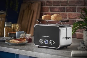 Toaster Russell Hobbs Distinctions, 1600W, inox negru, 2 felii - Img 6