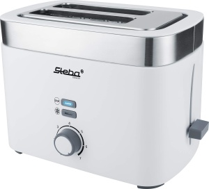 Toaster Steba TO 10 Bianco Doua fante 7 niveluri de rumenire