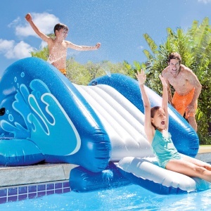 Tobogan gonflabil Intex 58849NP Kool Splash, 333 x 206 x 117 cm, multicolor - Img 2
