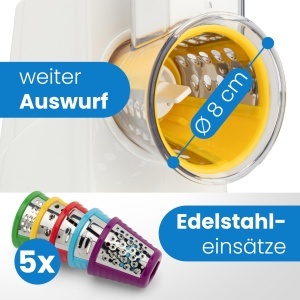 Tocator electric Clatronic ME 3604, 150W, 5 functii, accesorii din inox - Img 6