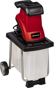 Tocator electric crengi Einhell GC-KS 2540 CB (2.500 W, grosime max. 40 mm ramuri, 2 lame reversibile din otel, cutie de colectare de 55 L, maner de transport, tamper)