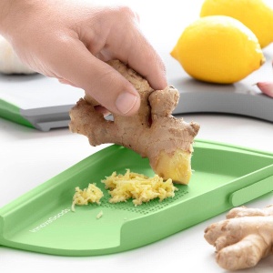 Tocator multifunctional InnovaGoods Reblok reversibil gri BPA-free - Img 6