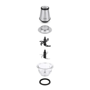 Tocator universal CASO UZ 400 12L lame inox recipient din sticla - Img 8