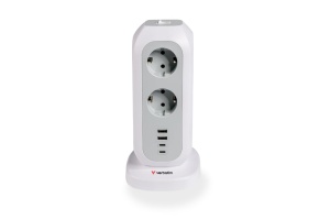 Tornada de Priza Verbatim EUPT-01, 15-in-1, 11 Priza Euro, 2 USB-C, 2 USB-A, 3600W - Img 2