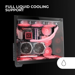 Tower Gaming Mars Gaming MCV4, E-ATX XXL, Geam Temperat, Structura Modulara - Img 4